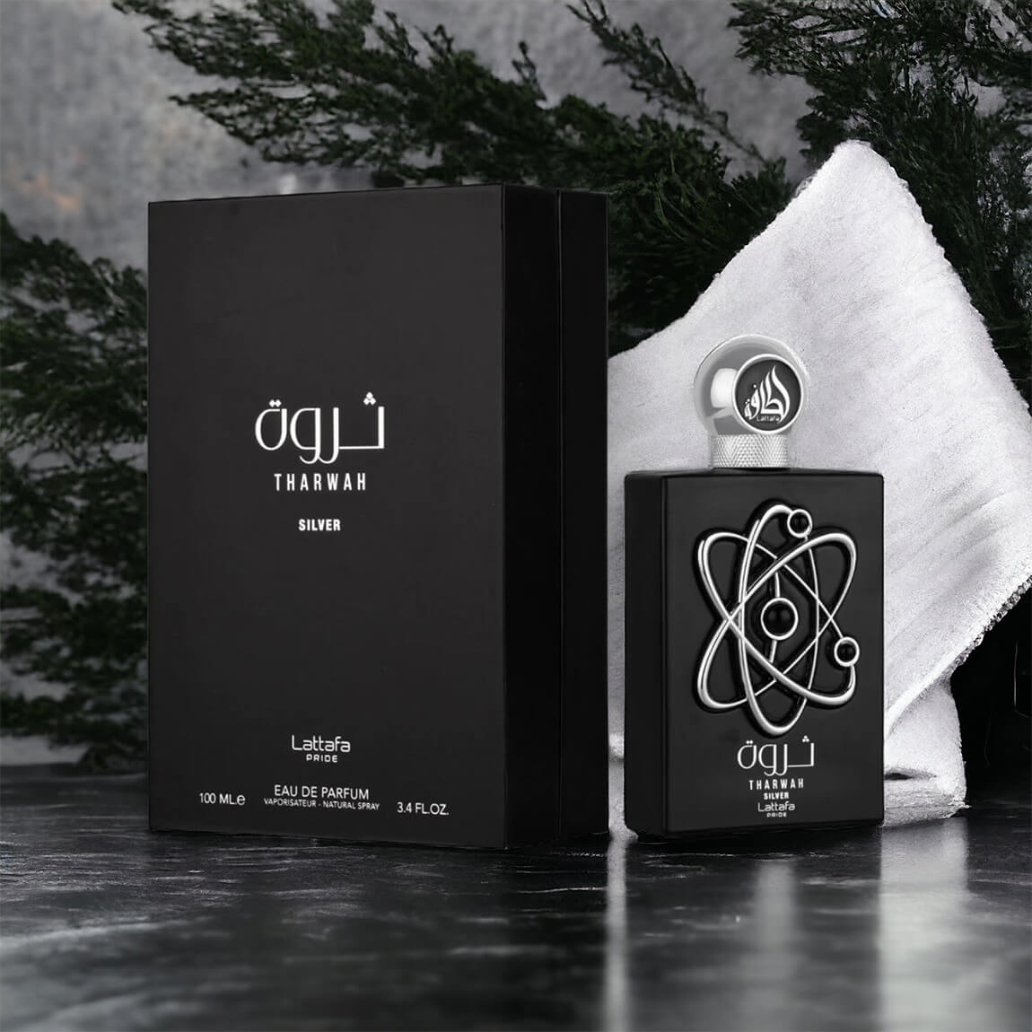 Lattafa Pride Tharwah Silver Eau de Parfum 100ml - Lavish Perfumes
