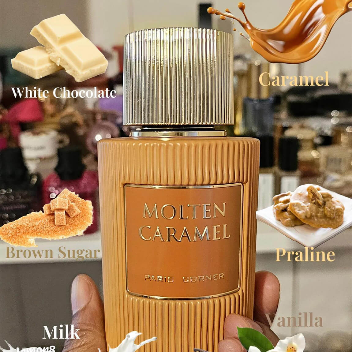 Paris Corner Molten Caramel Eau de Parfum 100ml - Lavish Perfumes